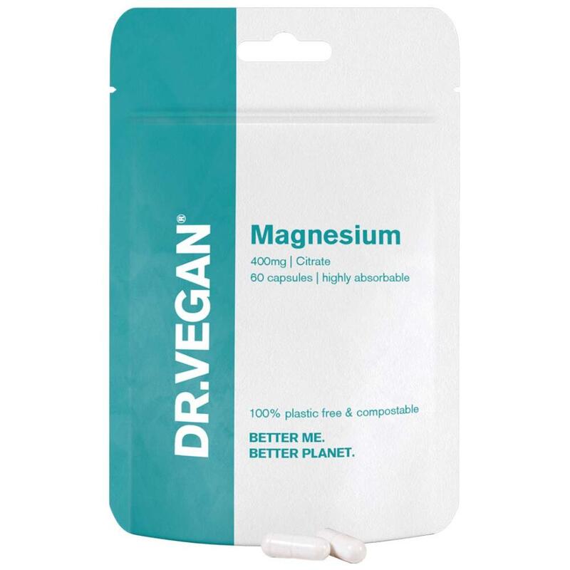 Vegan & Plant-Based Magnesium 400mg (60 Caps)