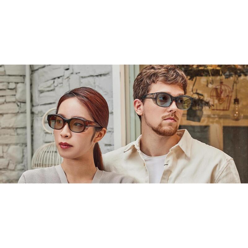 ABNER Electrochromic Lenses Sunglasses - Brown