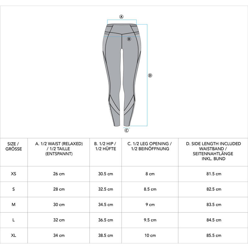 Women Reversible High-Waist Breathable Activewear Mesh Legging - Light sky blue