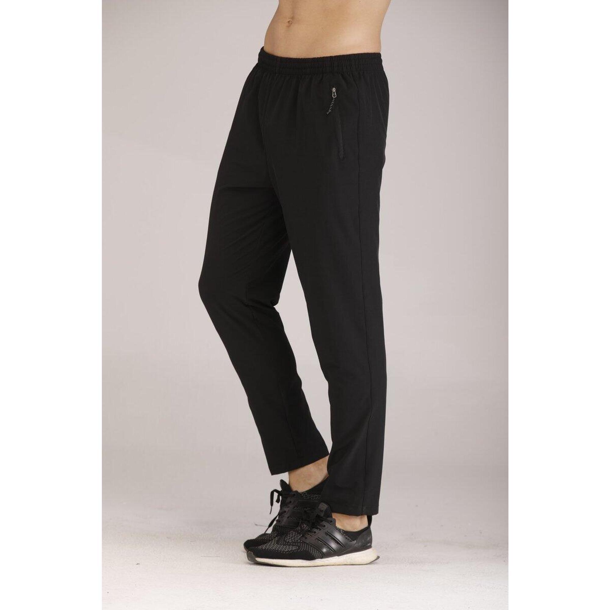 Unisex Quick Dry Tapered fit design Jogging Pants - Black