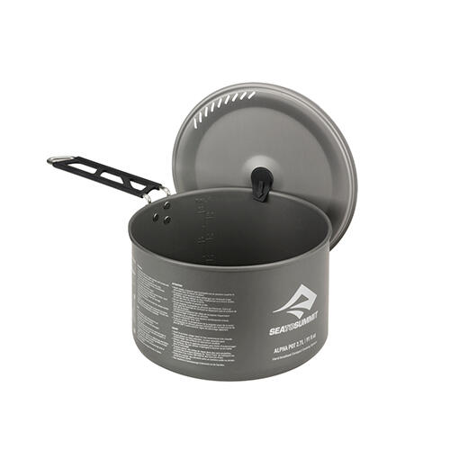(AKI3004-0240) Alpha Pot (Storage Sack Included)  2.7L - Grey