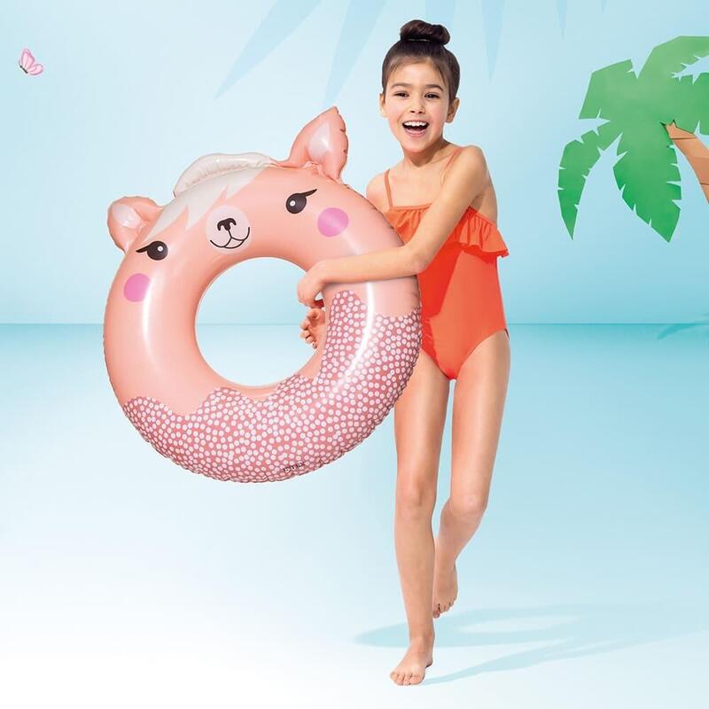 Cute Animal Tubes Kids Swim Ring (Aged 8+) - Random Animal Style