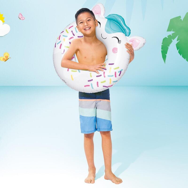 Cute Animal Tubes Kids Swim Ring (Aged 8+) - Random Animal Style