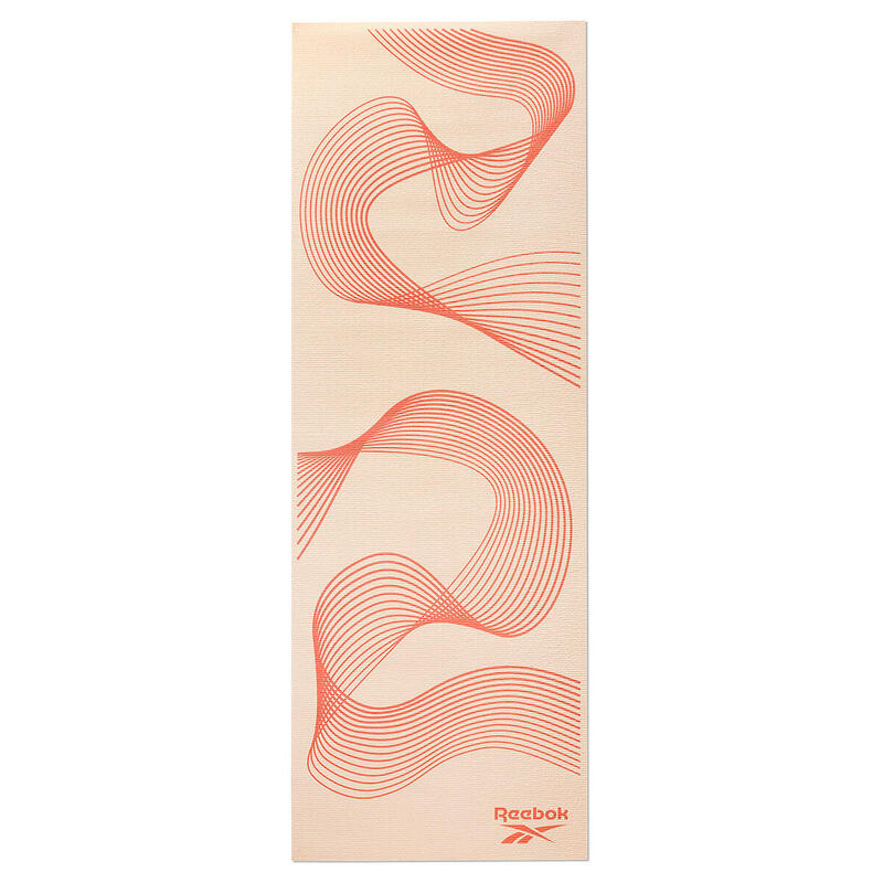 Pattern Yoga Mat With Carry String - Pink