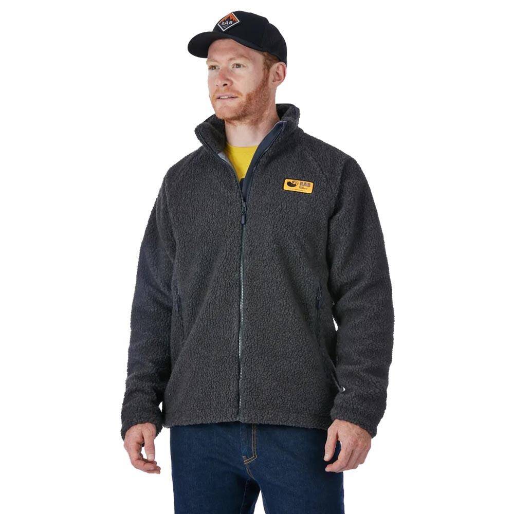 Rab Original Pile Fleece Jacket Grit -  2