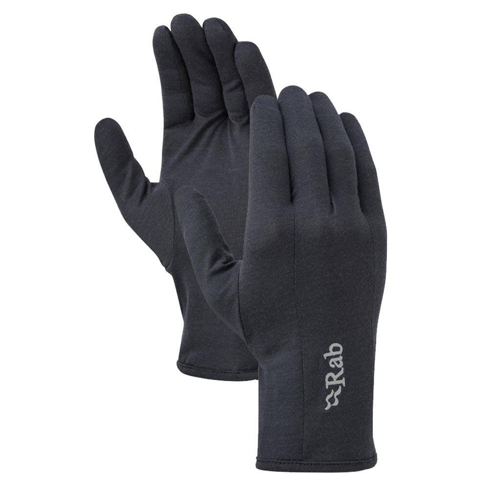 Rab Forge 160 Merino Liner Gloves Ebony -  1
