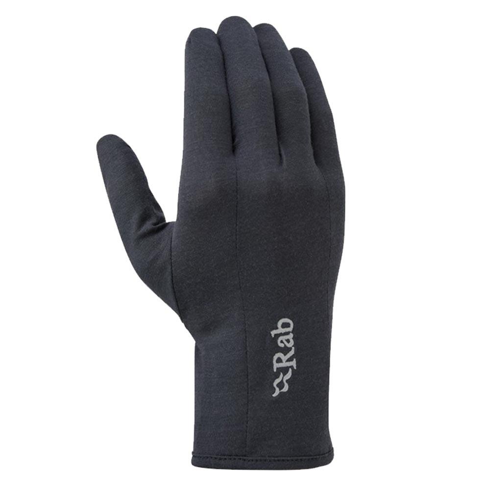 Rab Forge 160 Merino Liner Gloves Ebony