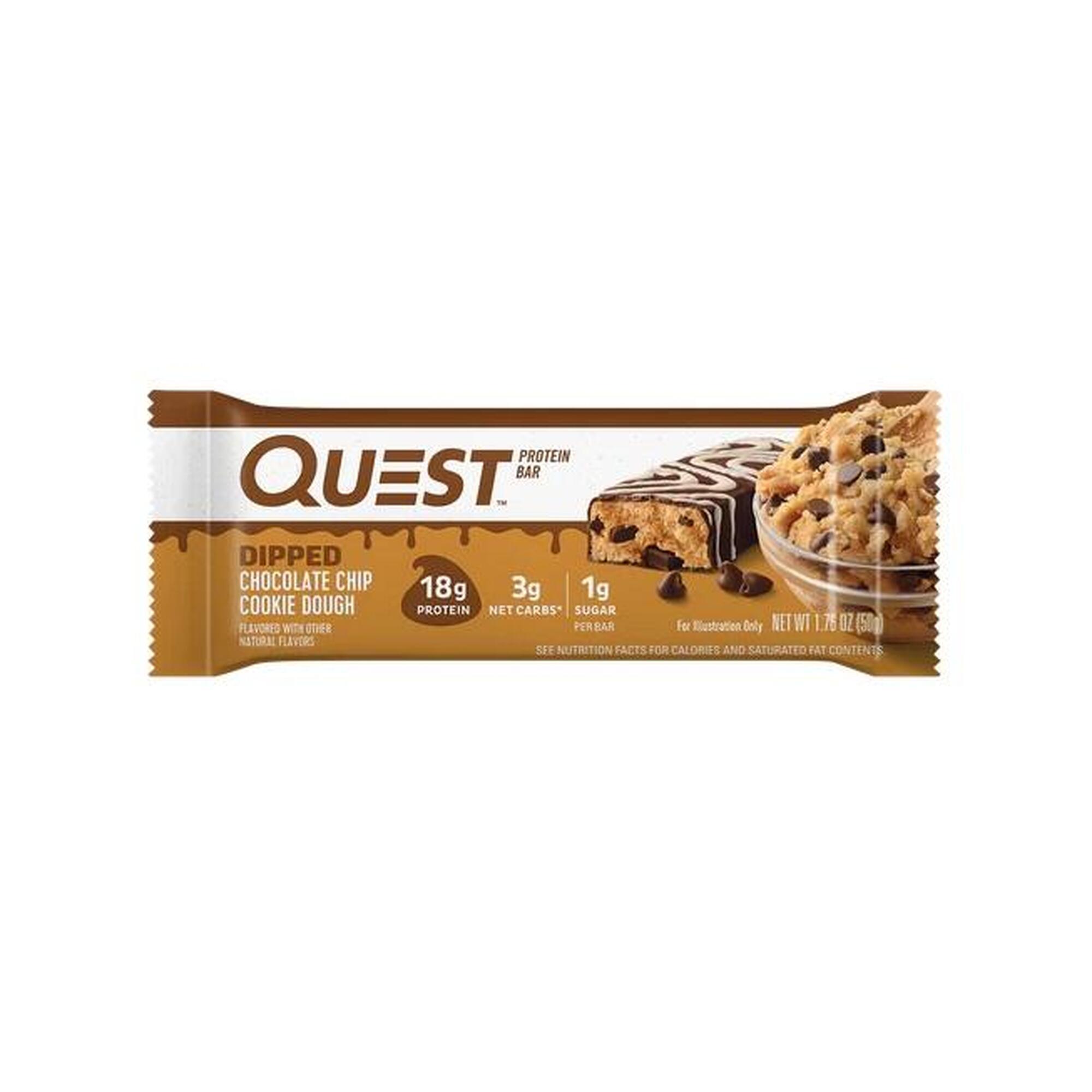 Protein Bar (4 Bars) - Dipped Chocolate Chip Cookie Dough