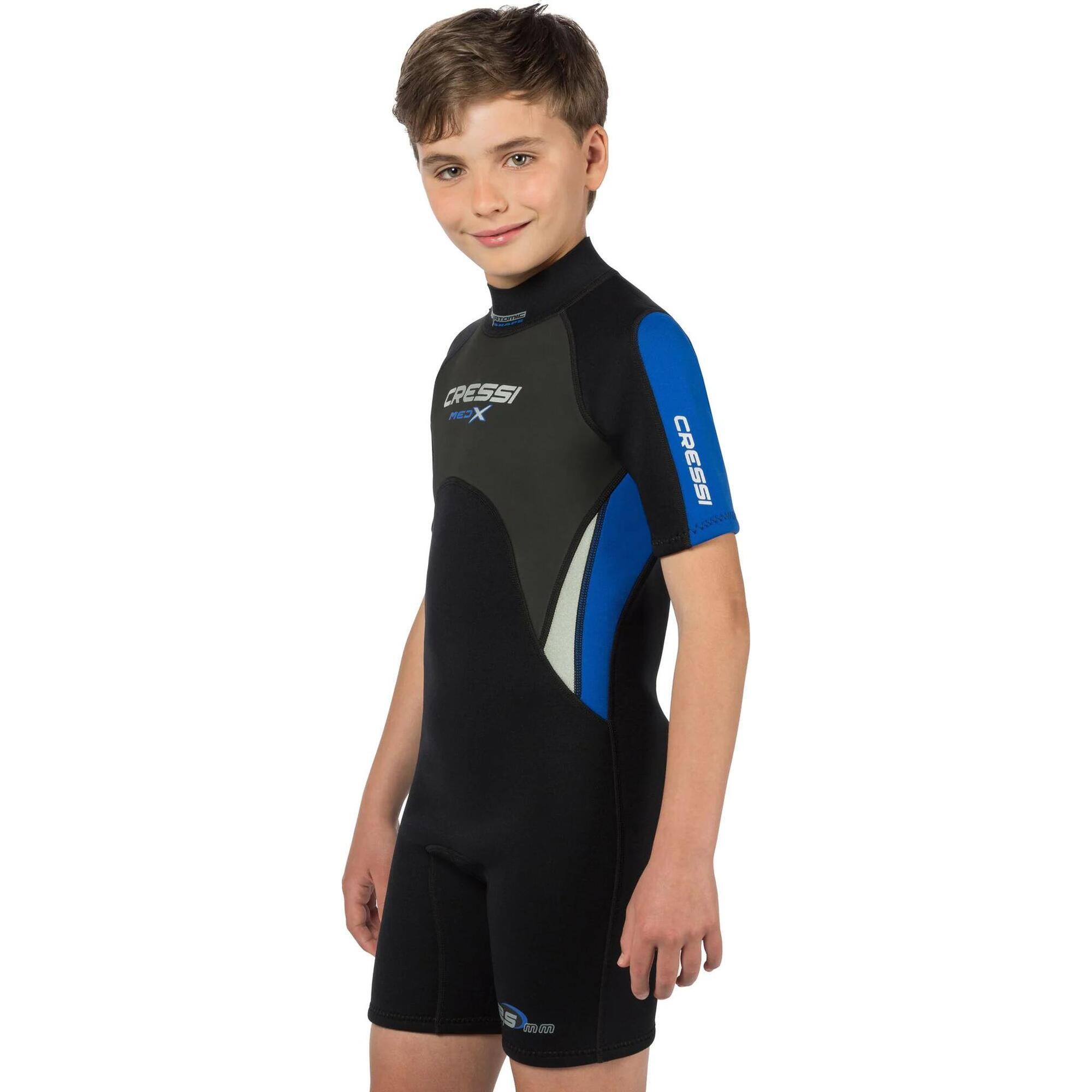 Med X Junior Shorty Wetsuit 2.5 mm - Black