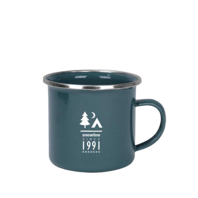 Camping Mug 400 琺琅鋼製露營杯 400ml - 綠色