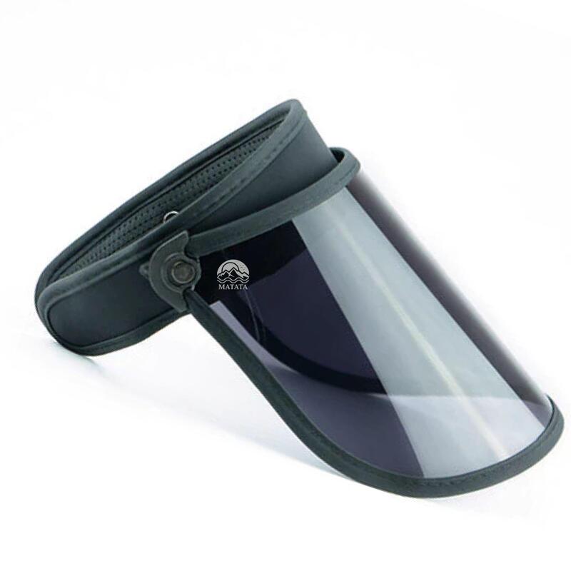 Ultra-light UPF 50+ Full Outdoor Sun Visor - Black