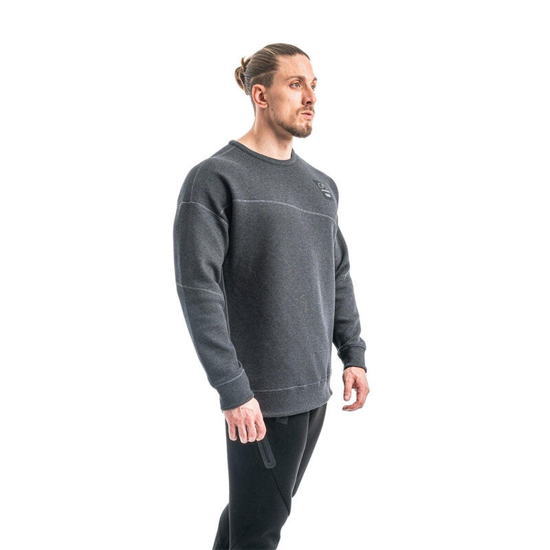 Men Print Reversible Lightweight Long Sweatshirts - BLACK