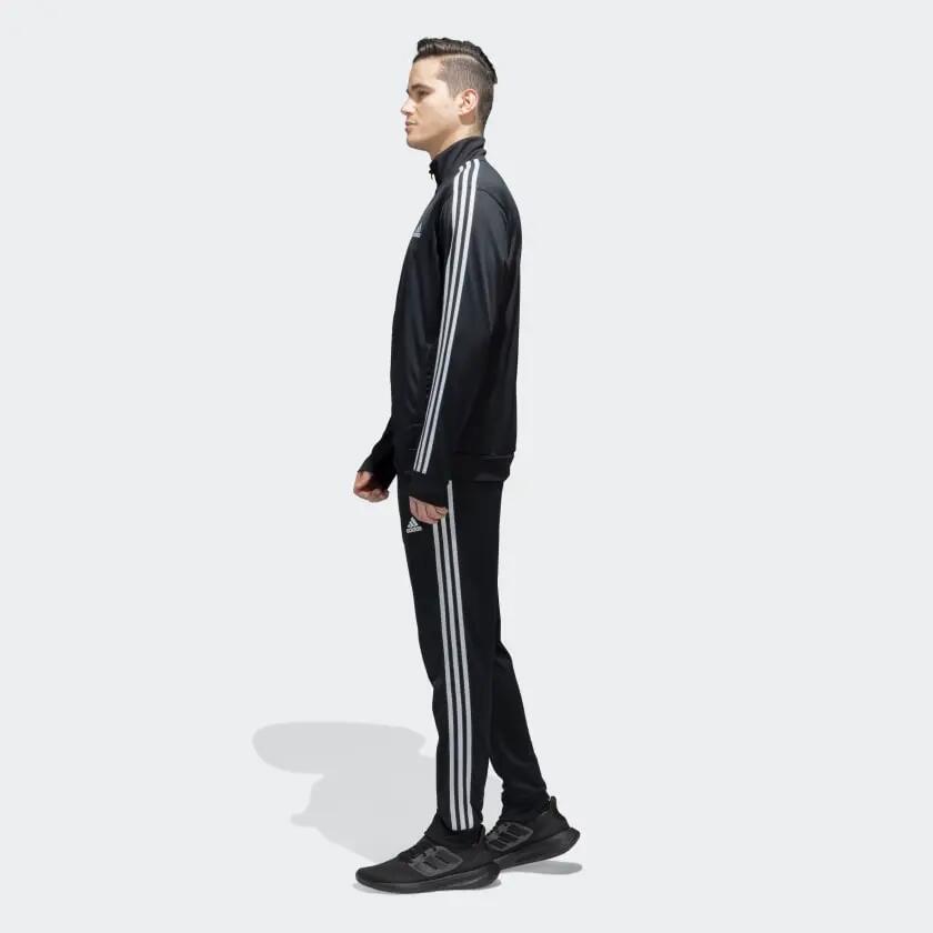 Adidas M 3S TR TT TS Men Sports Track Suit Black -  2