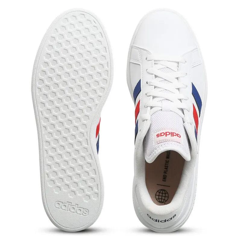 Adidas GRAND COURT BASE 2.0 Men Tennis Shoes White -  4