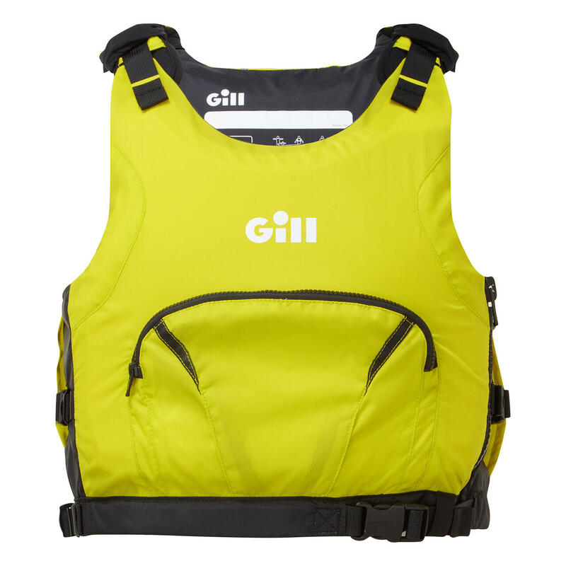 Unisex Side Zip Pro Racer Buoyancy Aid - Yellow