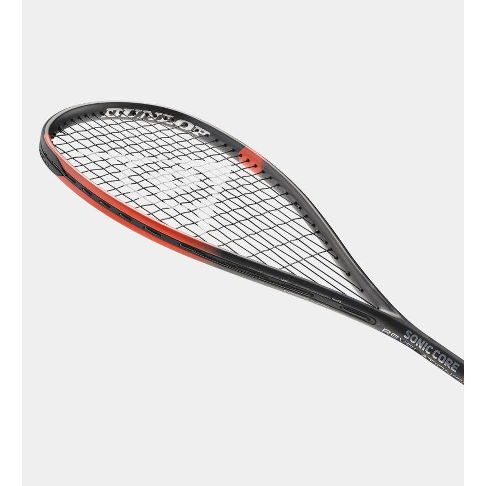 Sonic Core Revelation Pro Lite Ltd. Ed. Unisex Carbon Fiber Squash Racket- Black