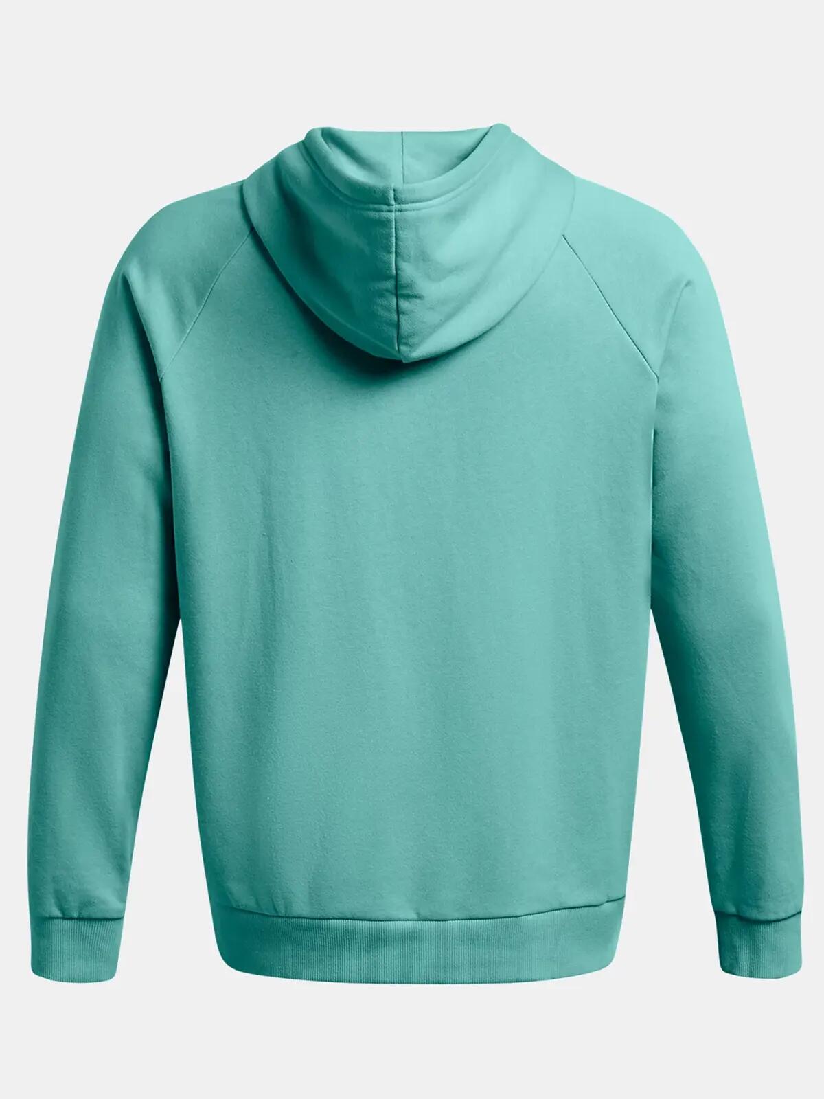 Sweat à capuche Under Armour Rival Fleece turquoise 7/7