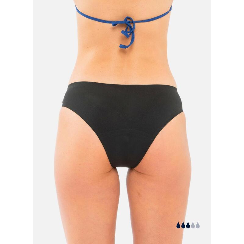 Bas de Maillot de bain Menstruel sans couture - Flux moyen - Nina