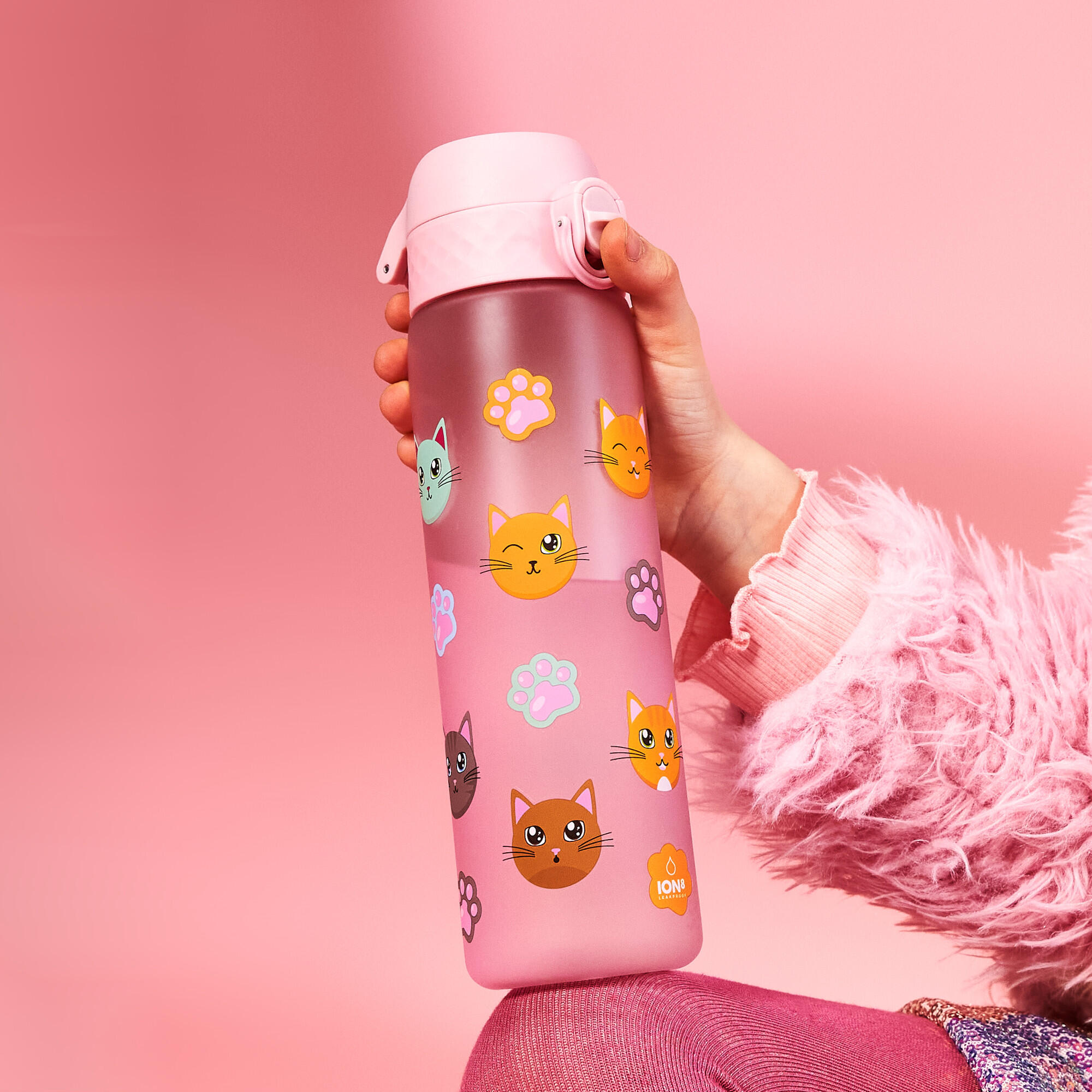 Bidon na wodę ION8 500ml z atestem PZH – szczelny, lekki, bez BPA 2/8