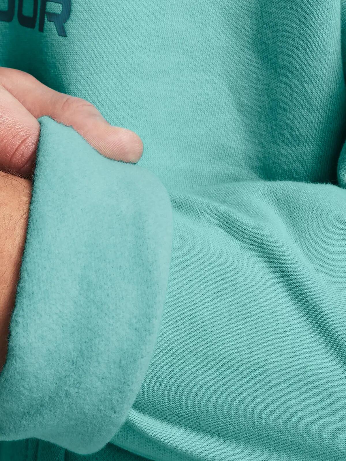 Sweat à capuche Under Armour Rival Fleece turquoise 5/7