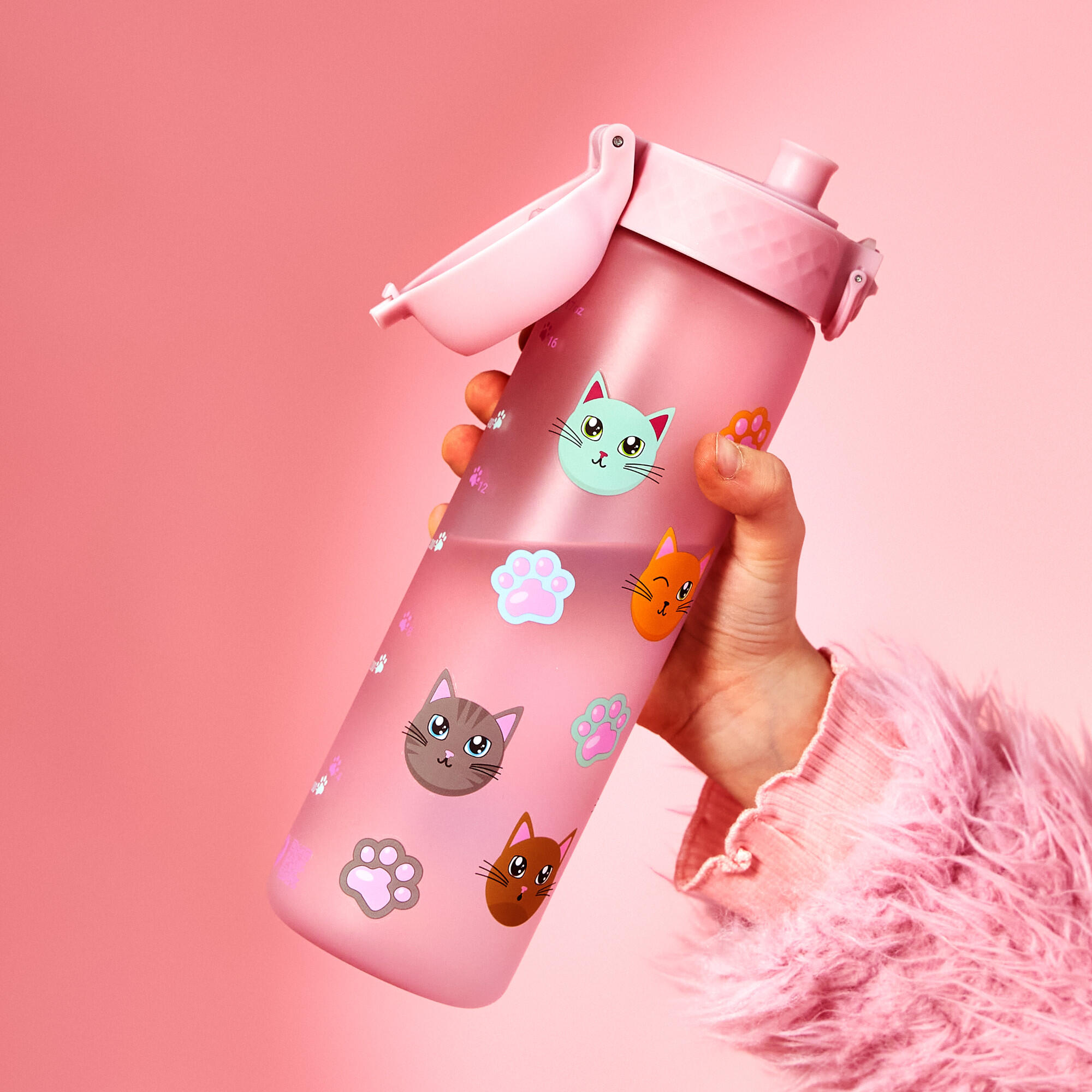 Bidon na wodę ION8 500ml z atestem PZH – szczelny, lekki, bez BPA 3/8