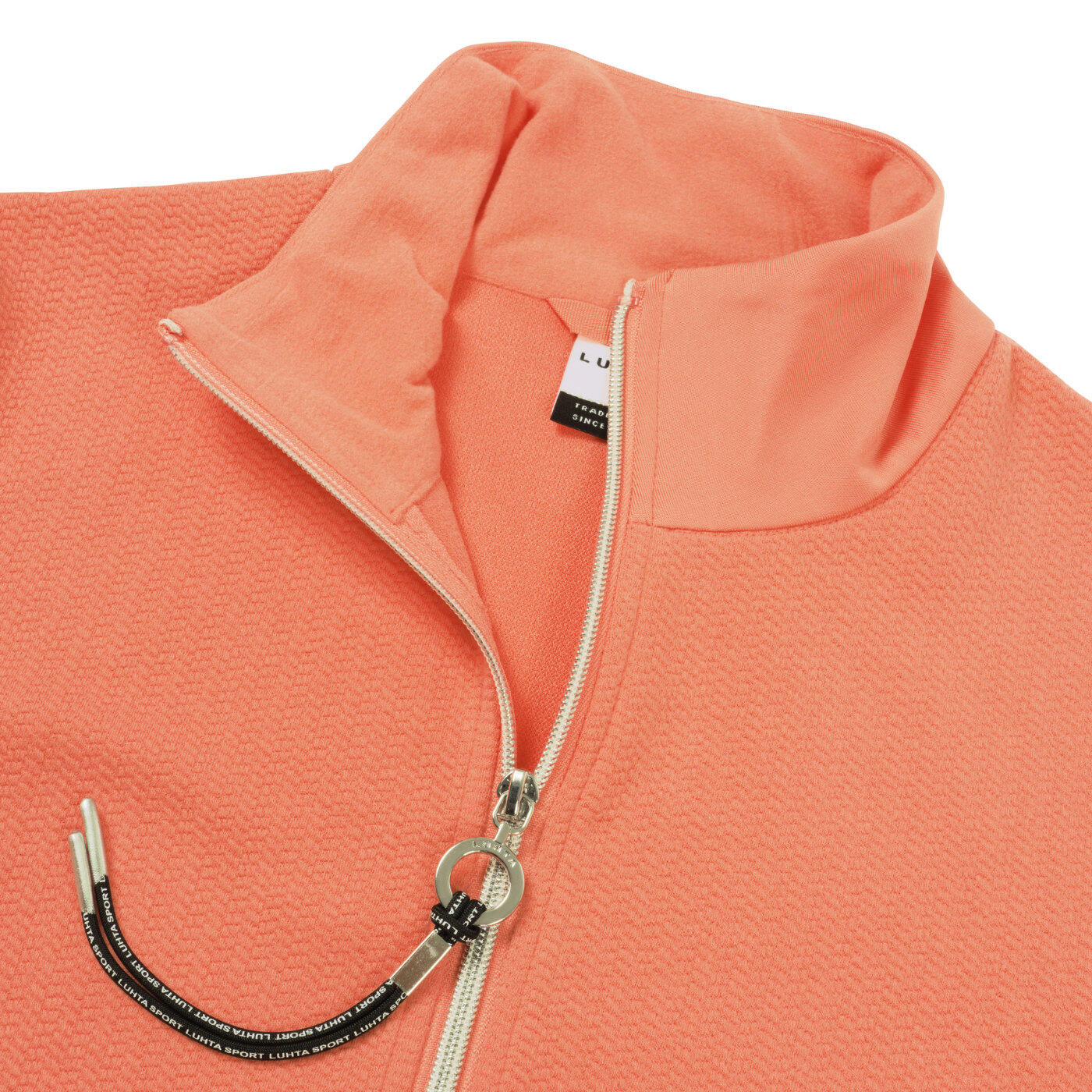LUHTA Ilvesoja Zickzack-gemusterte Damen-Midlayer-Jacke mit Reißverschluss 4/6