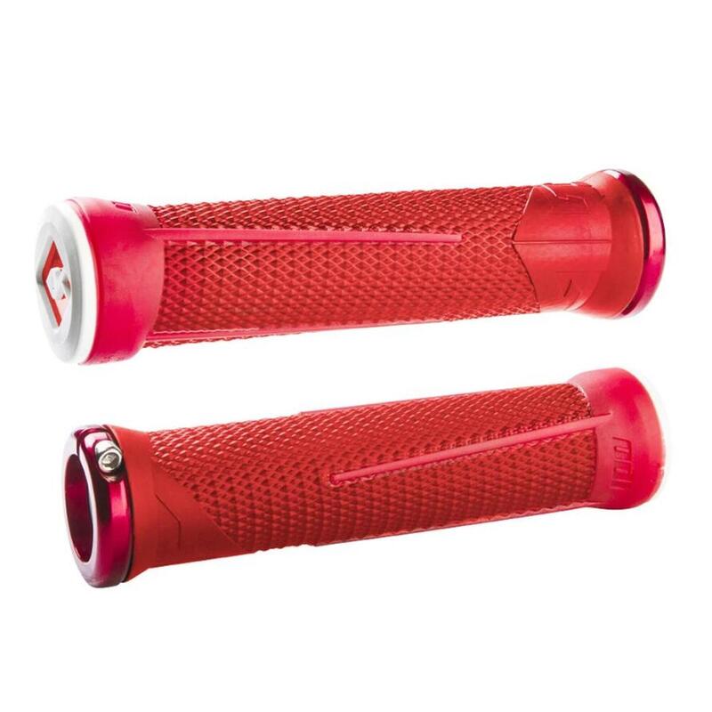 AG-1 SIGNATURE V2.1 BICYCLE LOCK ON GRIPS - RED/RED