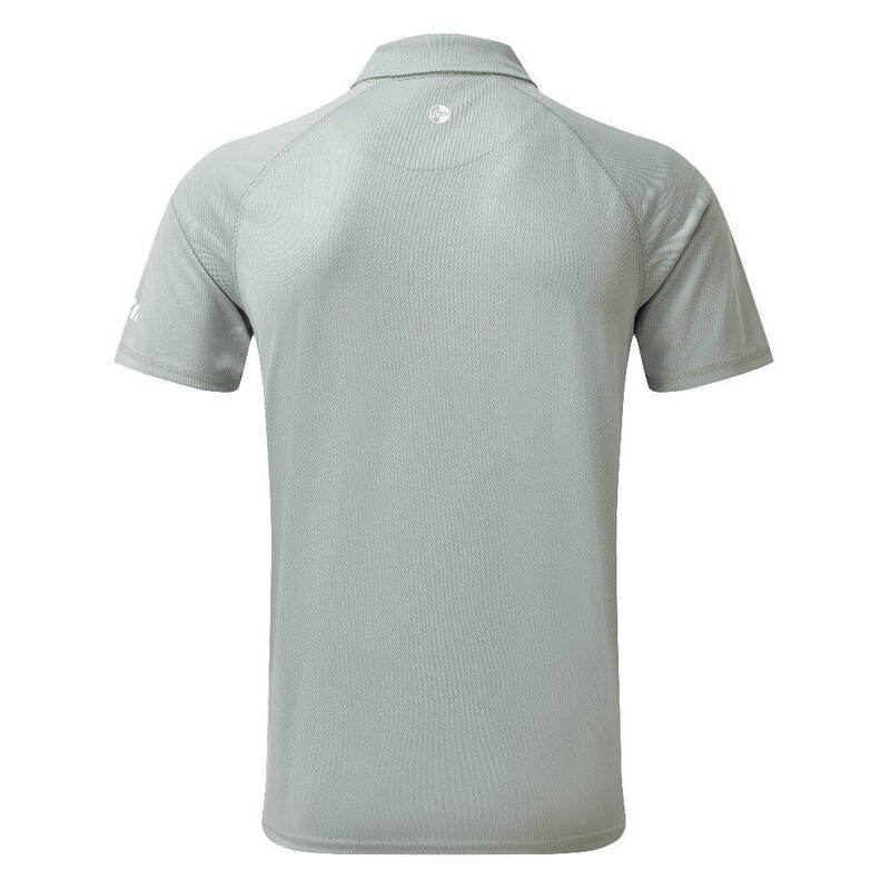 男款速乾航海短袖 UV Tec Polo 衫 - 灰色