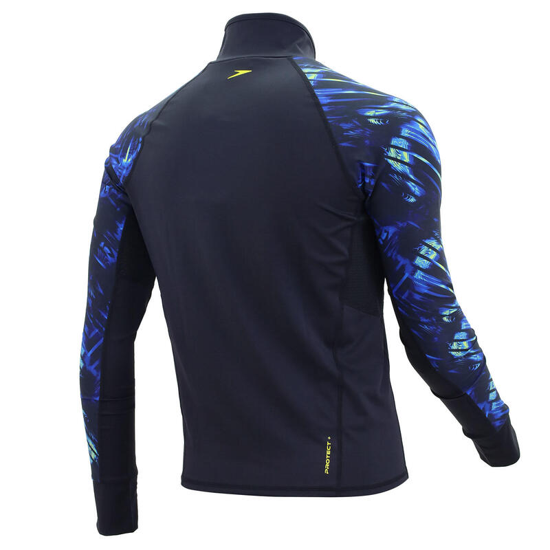 Deluxe Men'S Long Sleeve Breathable Water Activity Top - Black