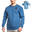 Men Print Reversible Lightweight Long Sweatshirts - Navy blue