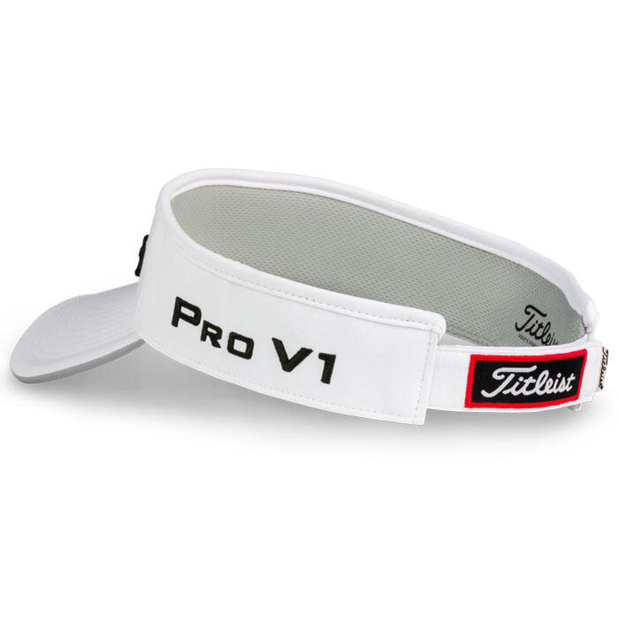 UNISEX TOUR PERFORMANCE ADJUSTABLE VISOR - WHITE/BLACK