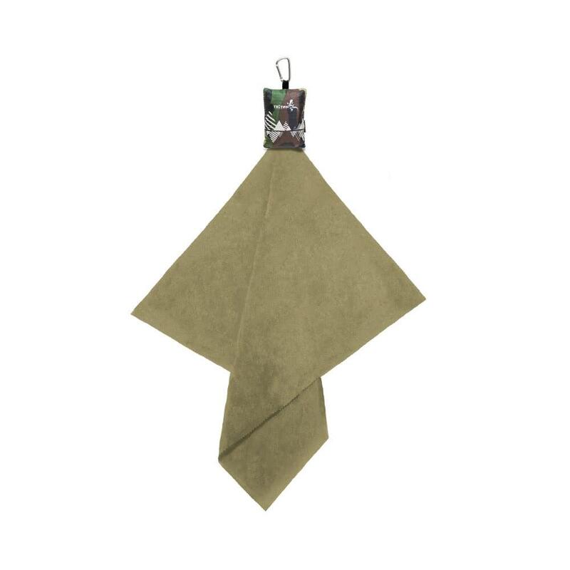 New Compact 超薄速乾運動毛巾 - 橄欖綠色