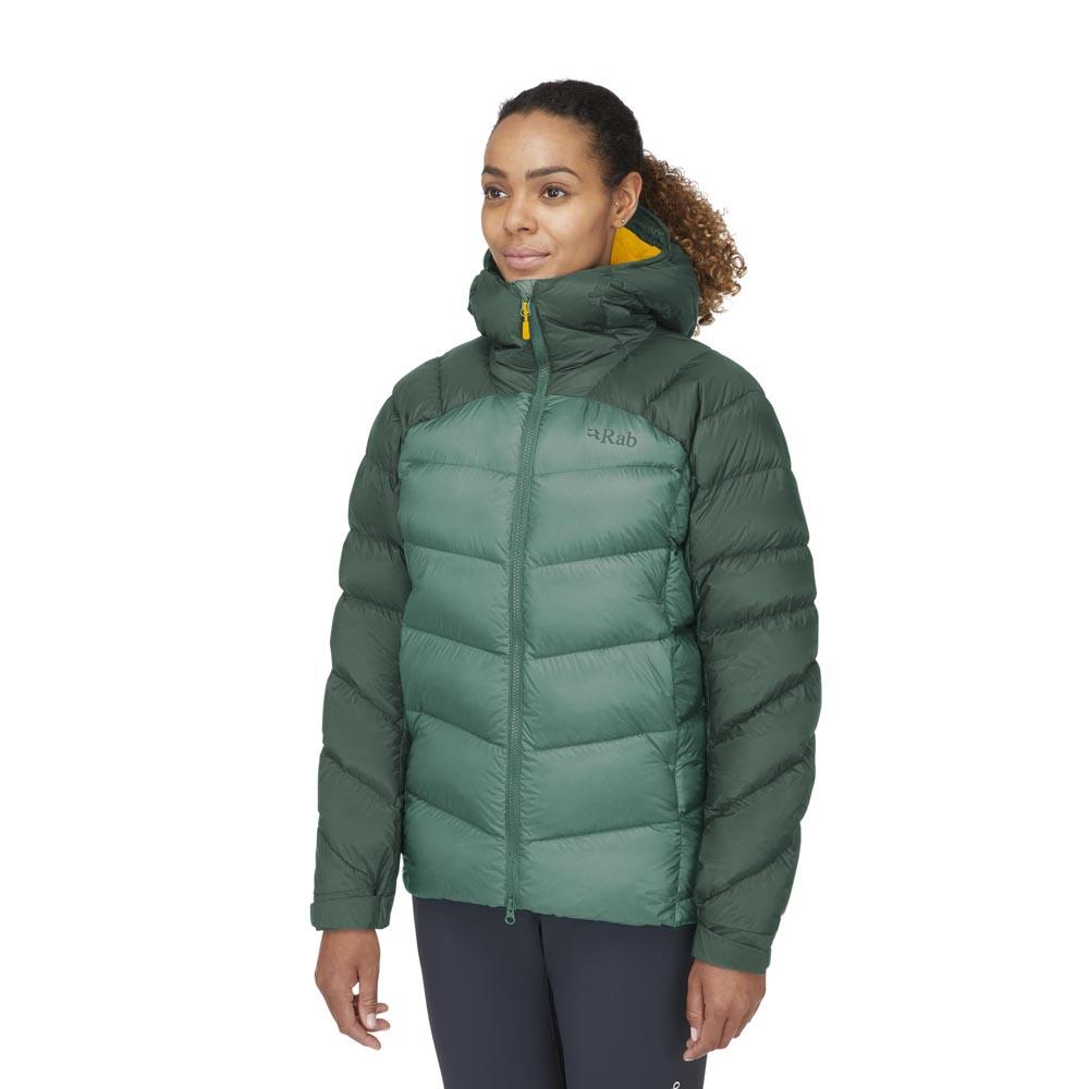 Rab Neutrino Pro Jacket Wmns Green Slate/Eucalyptus Size 16