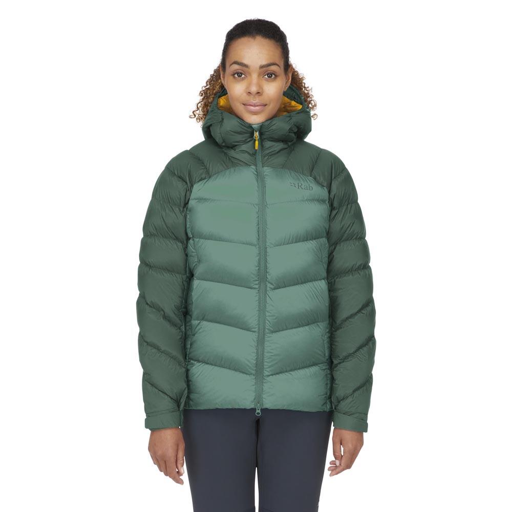 Rab Neutrino Pro Jacket Wmns Green Slate/Eucalyptus Size 16