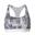 ZTY118 Non Wire Intensive Sport Bra - Grey with Geometry Pattern