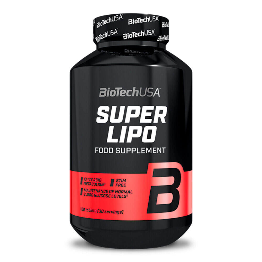 BIOTECHUSA Queimadores de gordura | Queimadores de gordura | Super lipo (120 tabs)