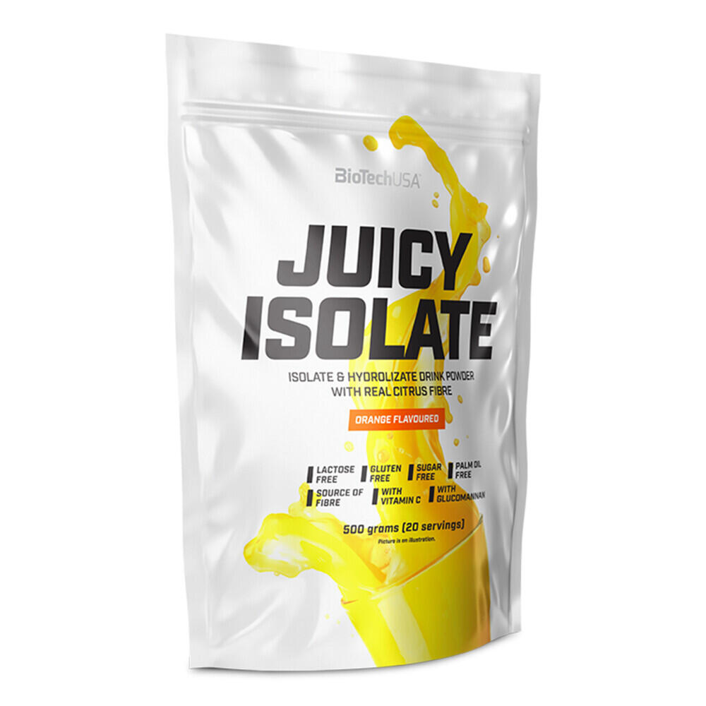 Juicy isolate - 500g laranja da biotech usa