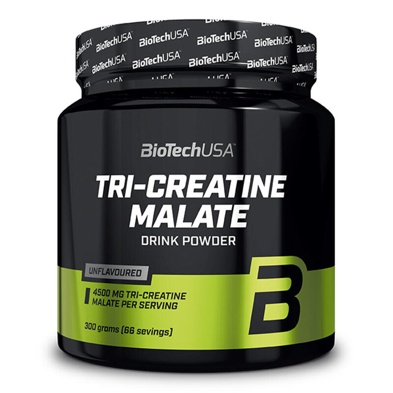 BioTech USA - Tri Creatine Malate x 300 g - Composto de Tri Creatina de Malato