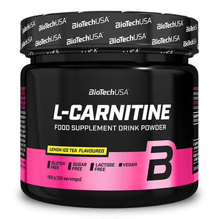 L-Carnitine - L-Carnitine Flavoured Drink Powder - Thé Glacé au Citron 150g