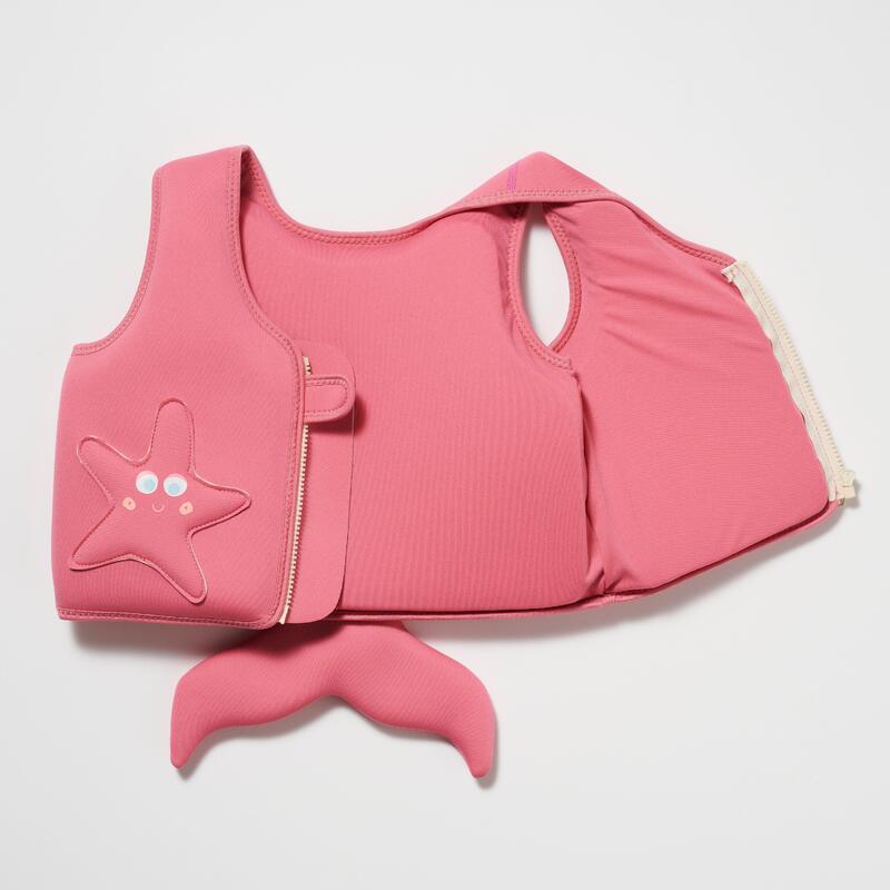 Rose Ocean Treasure Swim Vest - Pink
