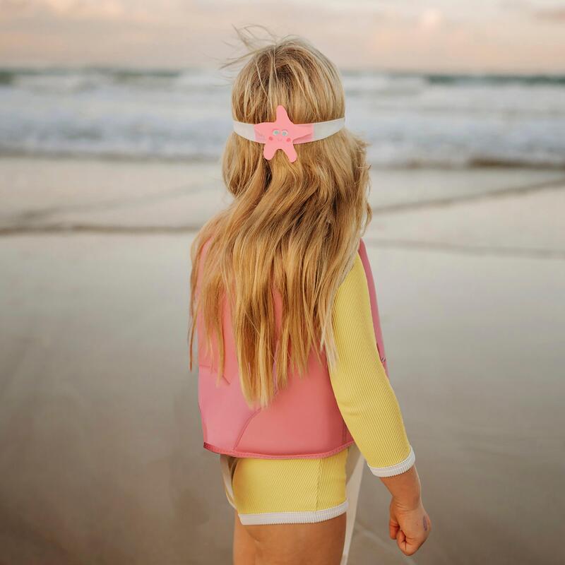 玫瑰海星幼童救生衣 (2至3歲適用) - 粉紅色