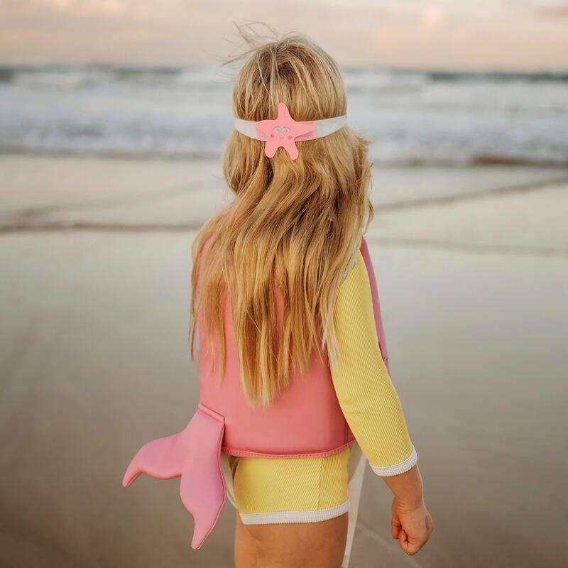 玫瑰海星幼童救生衣 (2至3歲適用) - 粉紅色