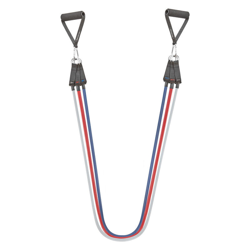 TPR  5-30kg 抗撕裂材質阻力帶套裝 - 藍/紅/白色