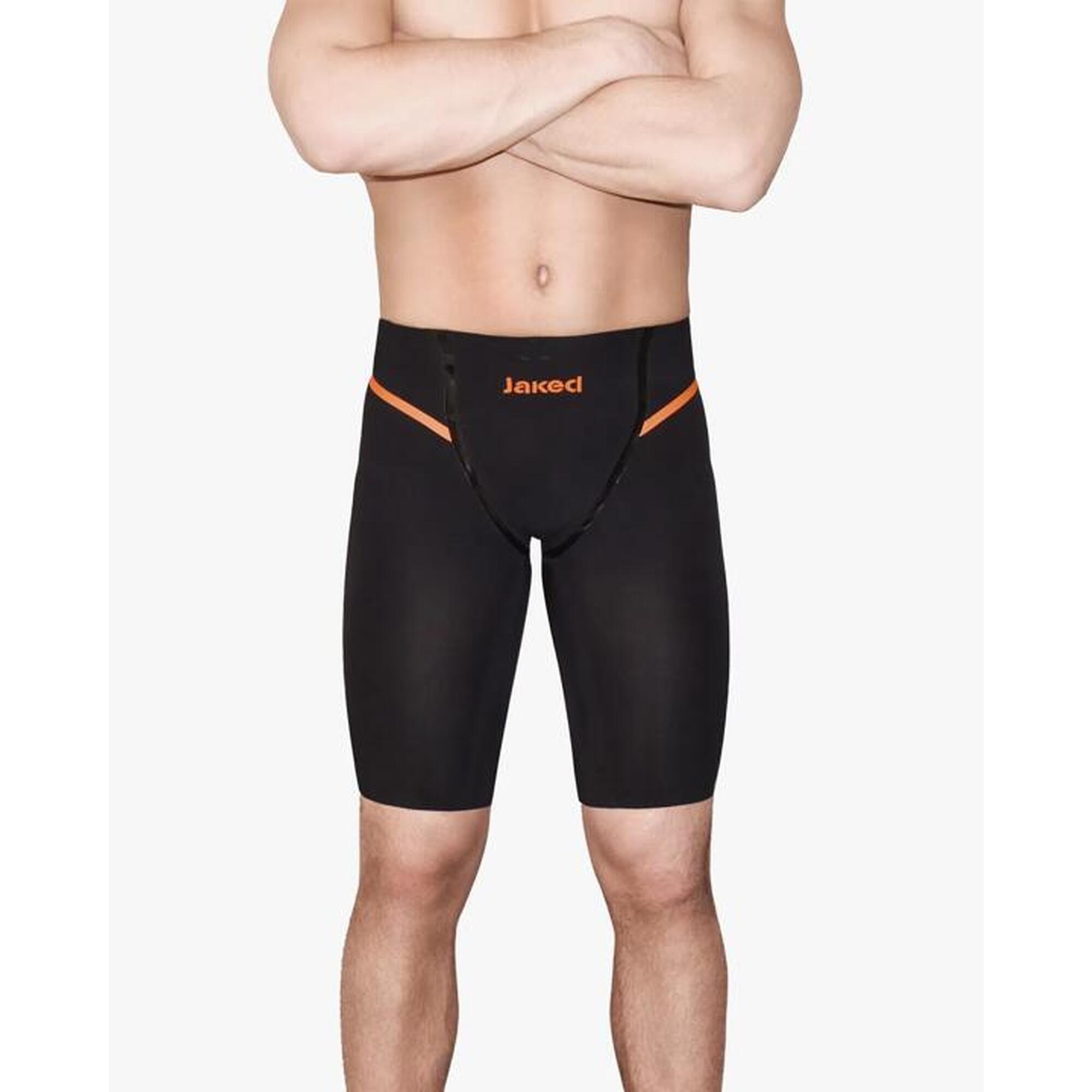JKRONO FINA Approved Men's Competition Swimsuit - Black
