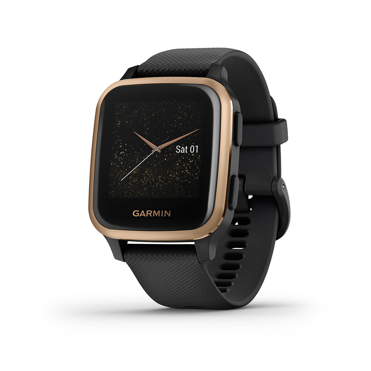 Garmin Venu Sq Music running smartwatch Black/Rose Gold