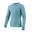 FM5127 Men Quick Drying Breathable Sports Long Sleeve T-Shirt - Blue