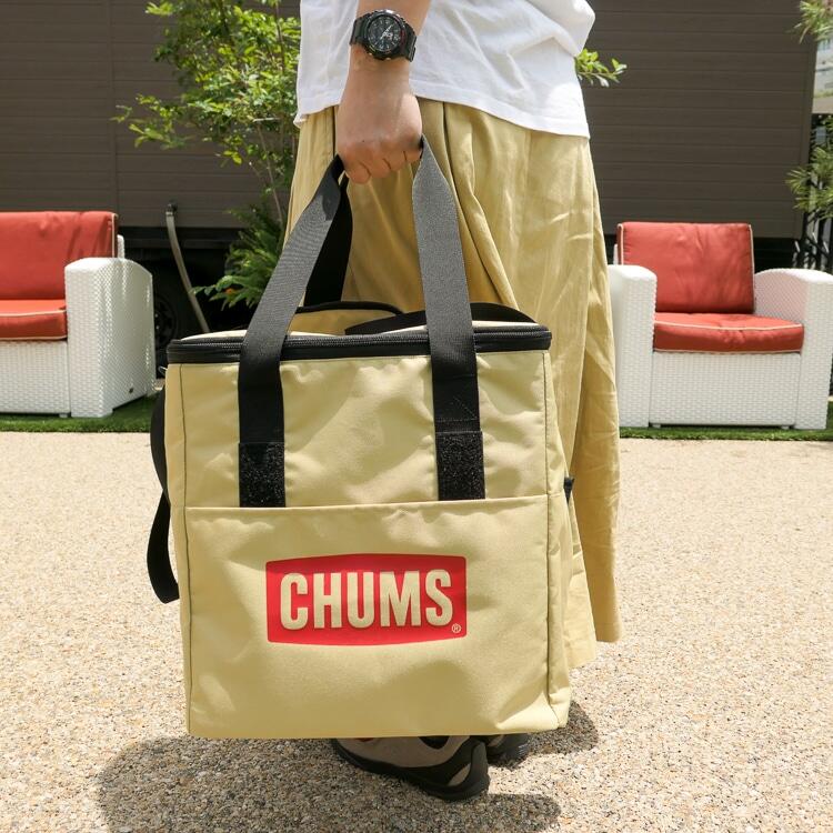 Chums Logo 軟式可摺疊冰袋 12L - 紅色