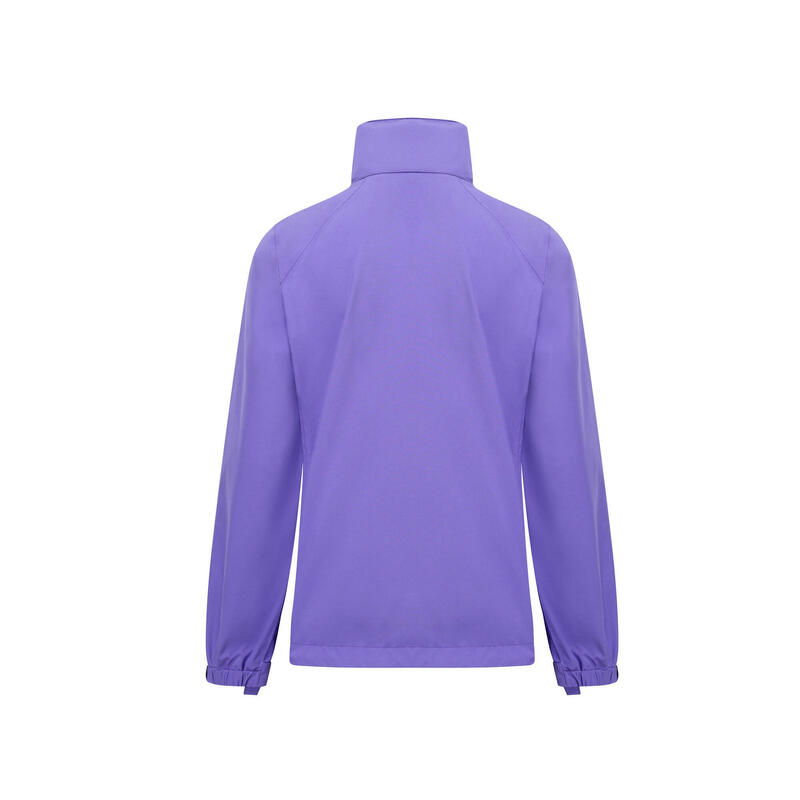 T223201 Women Waterproof Zippable Jacket - Violet