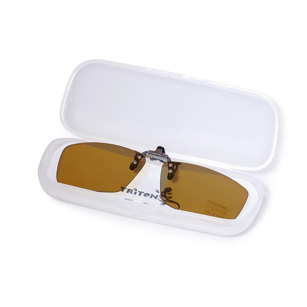 Eagle Eye Clip On Adult Polarising Adapt. Hiking Clip For Glasses Brown