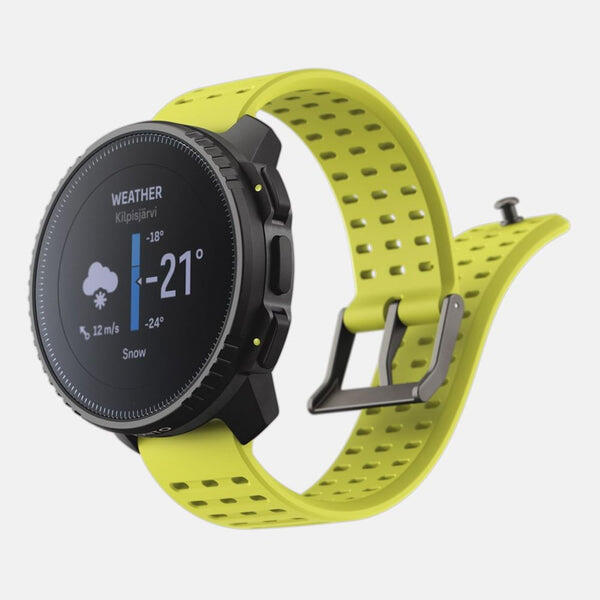 Vertical Outdoor Electronic Watch - Black Lime